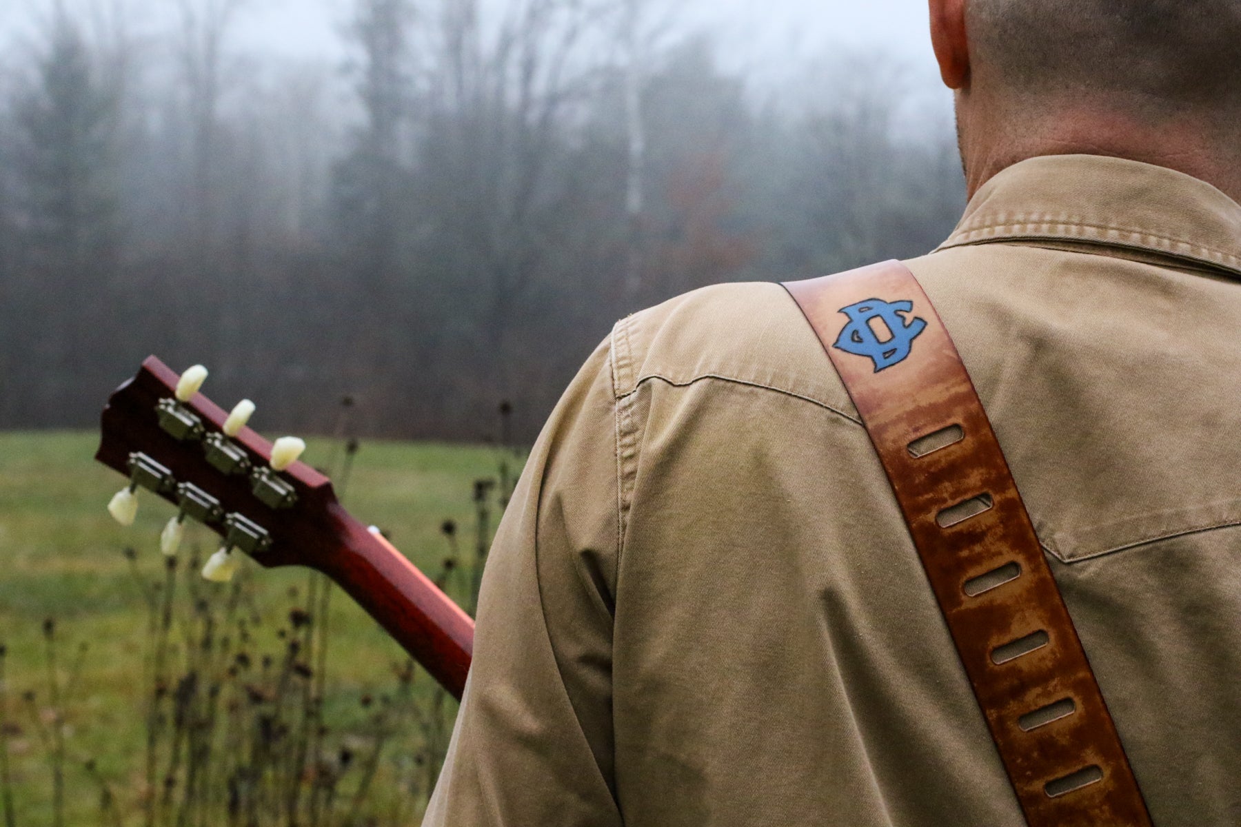 Custom Tall Pine Guitar Strap
