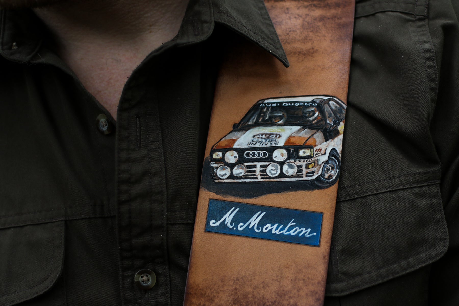 Custom Michèle Mouton Guitar Strap