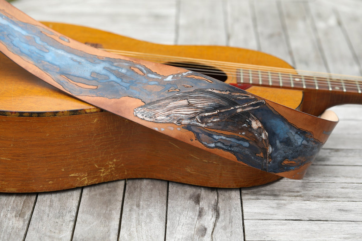 Custom Whale Guitar Strap