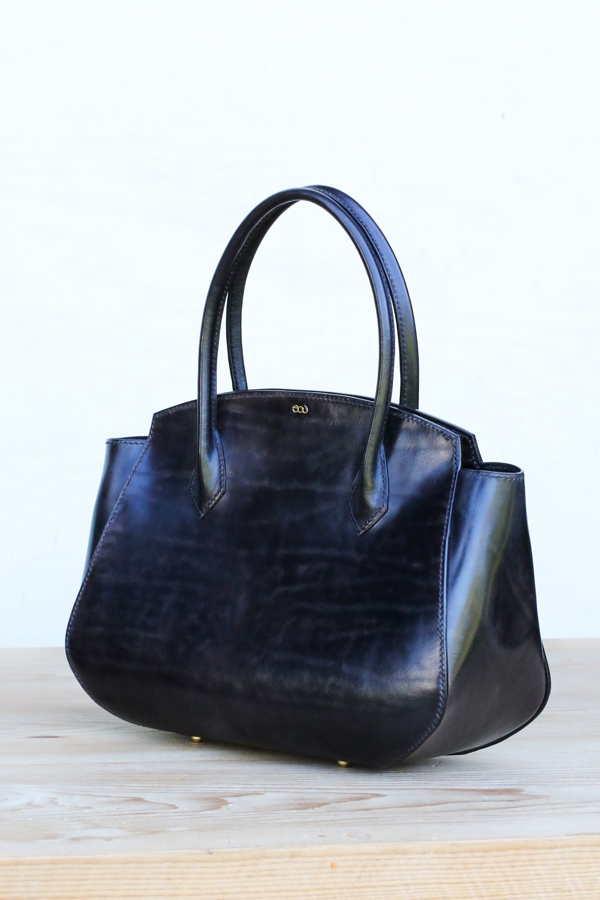 Luxury leather handbag by LK