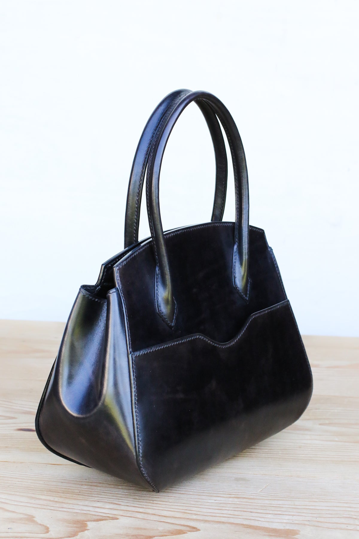 Luxury leather handbag by LK
