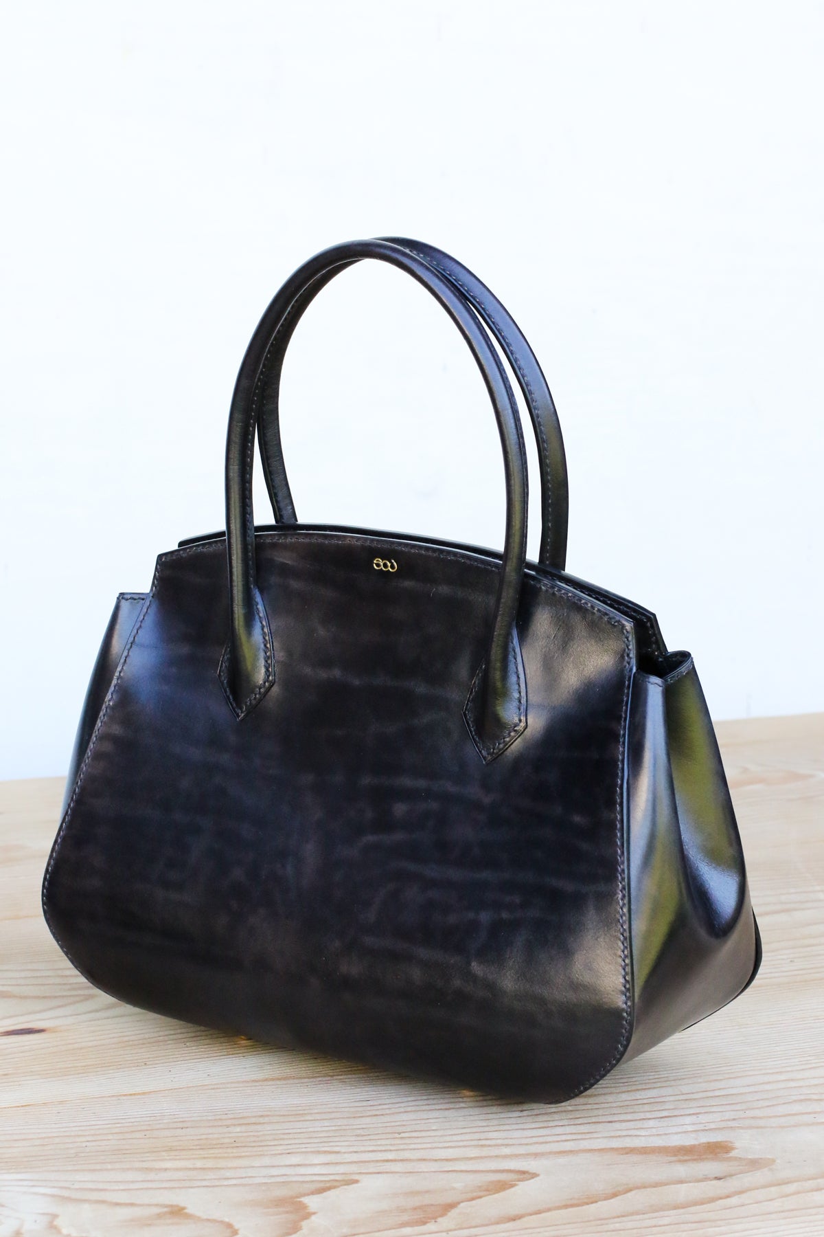 Luxury leather handbag by LK