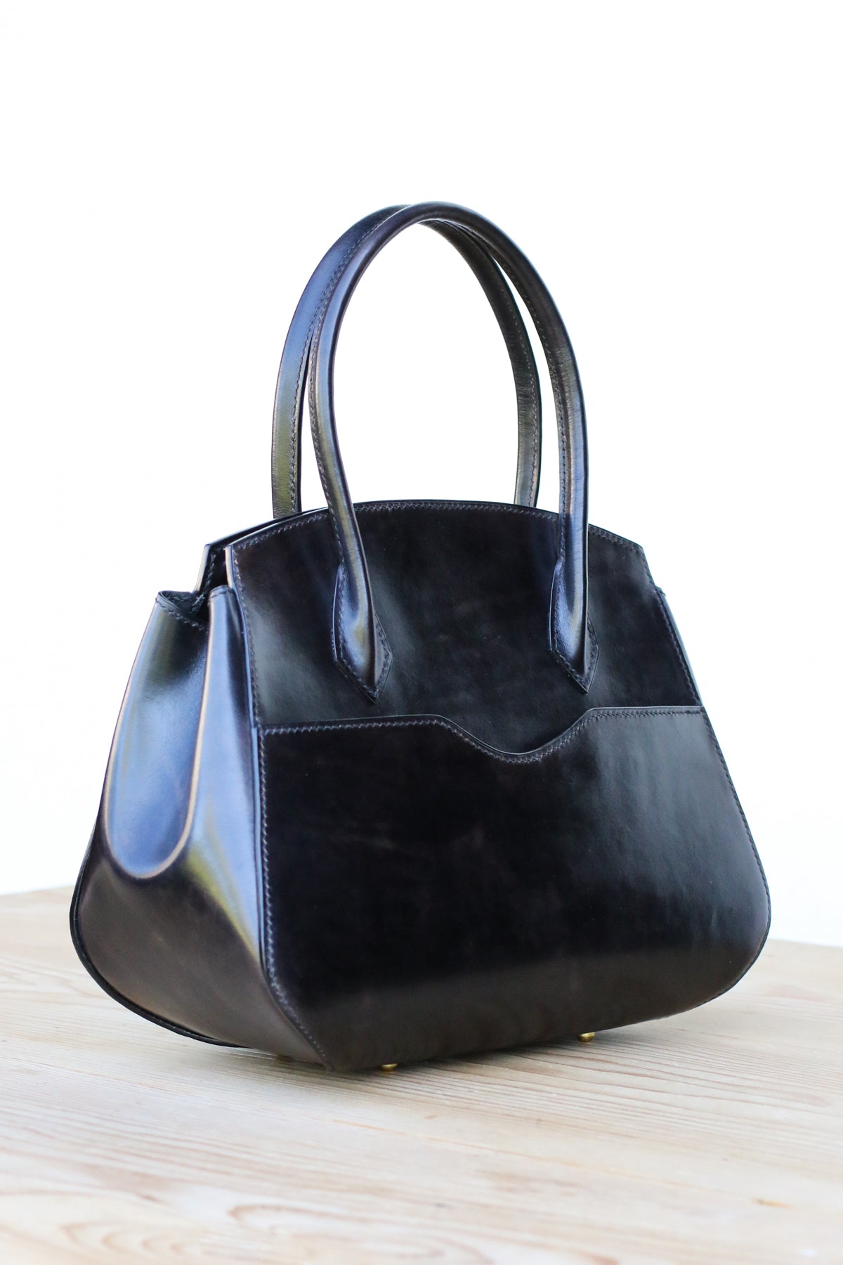 Luxury leather handbag by LK