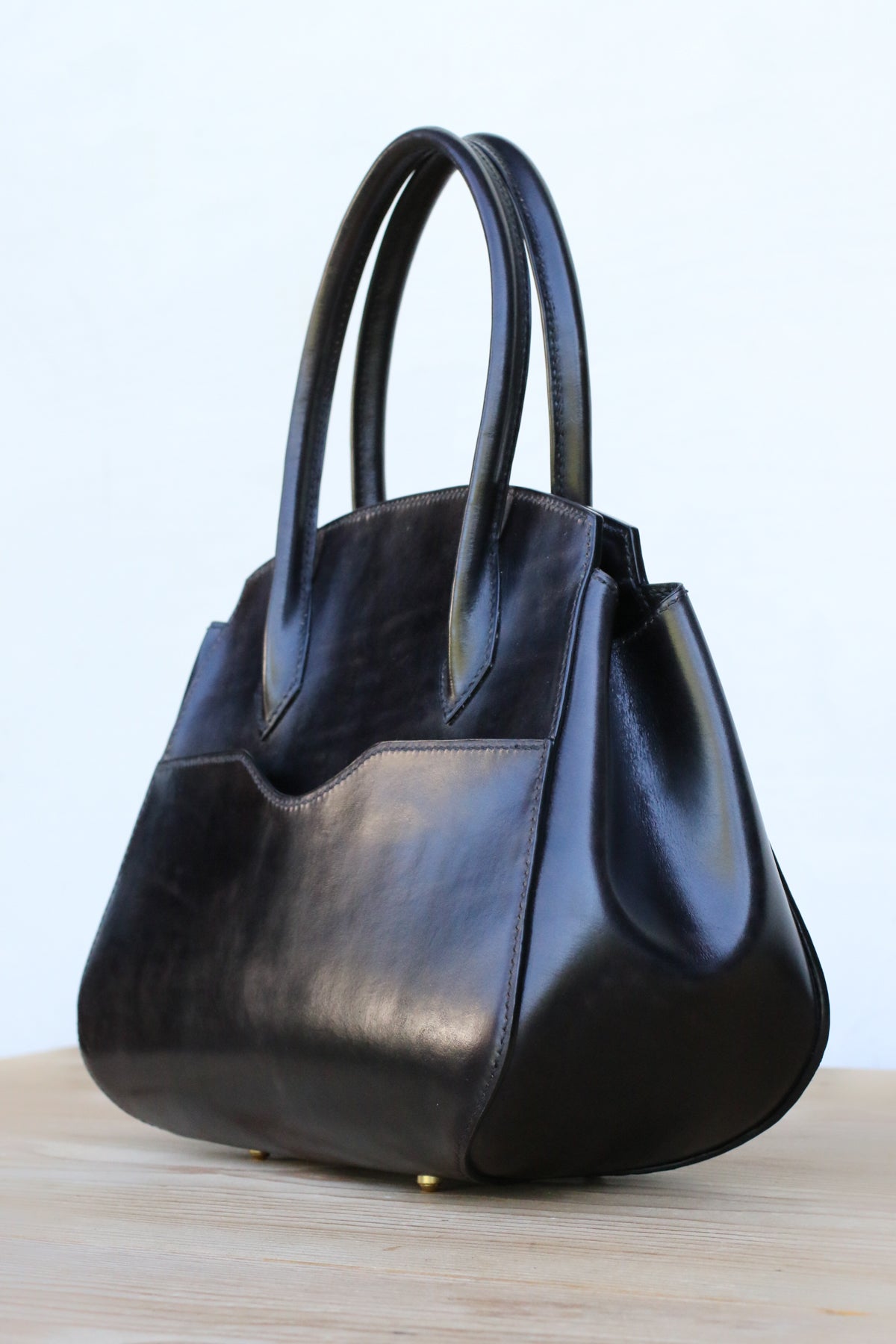 Luxury leather handbag by LK