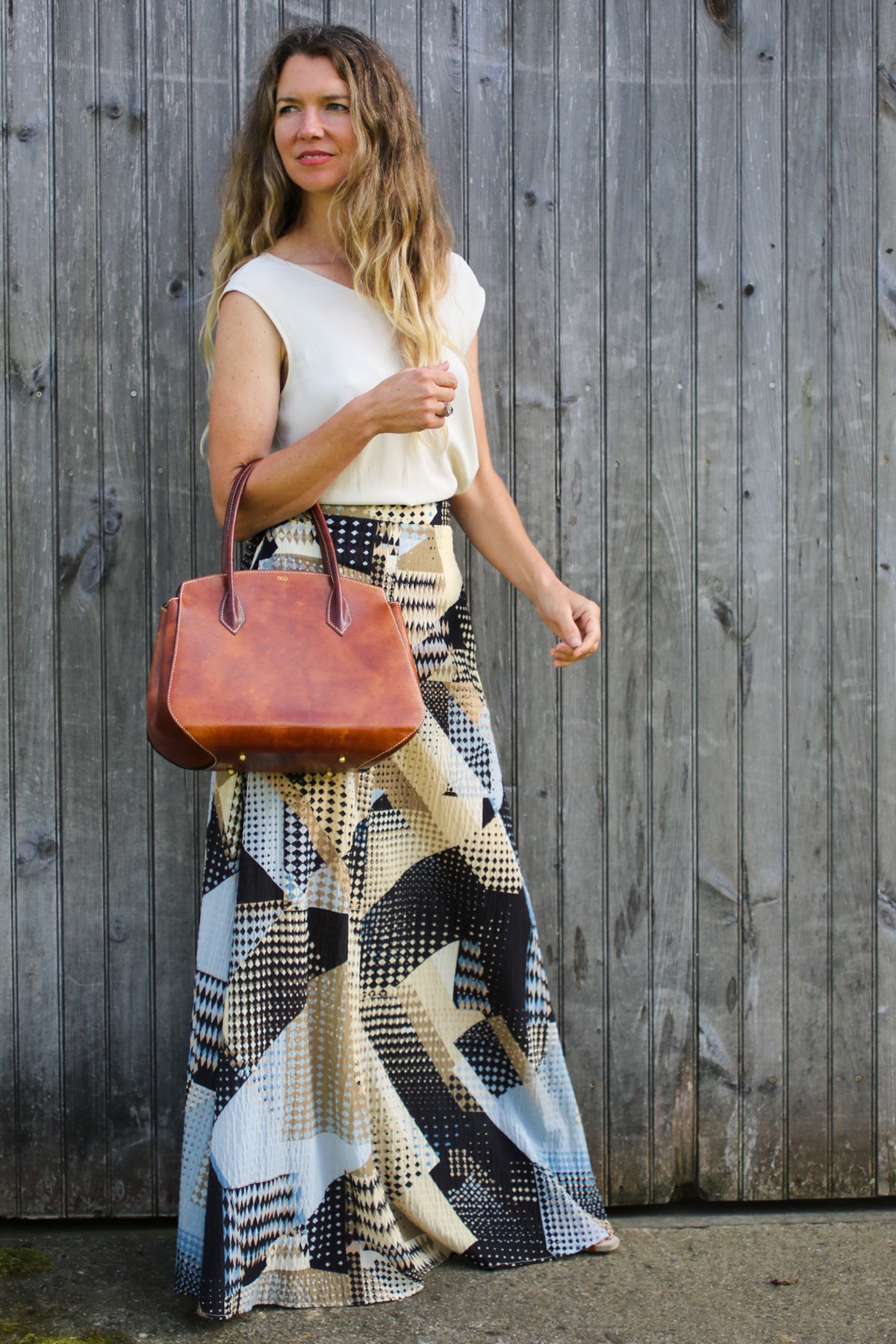 Designer Italian Leather Bag