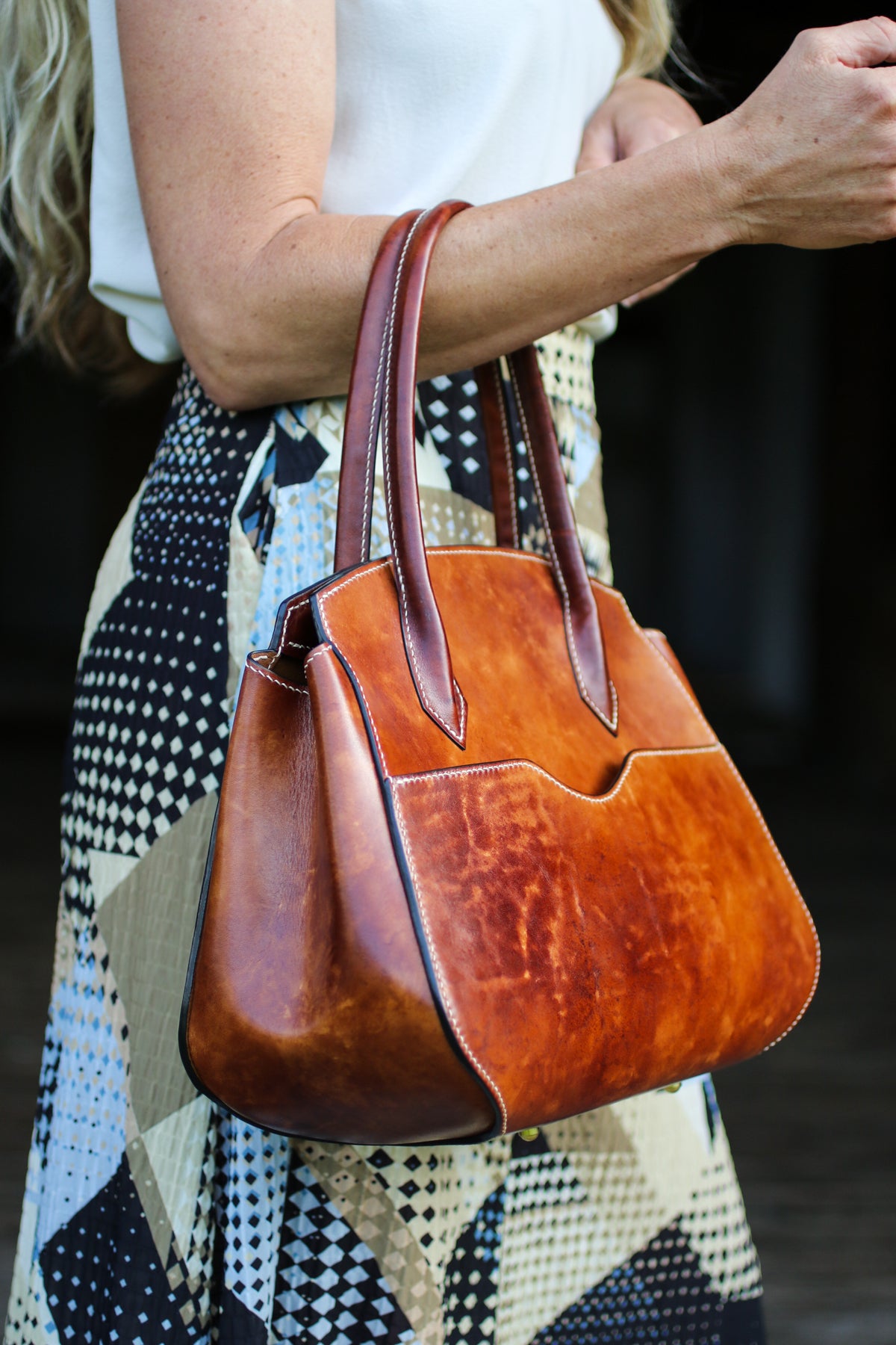 Designer Italian Leather Bag