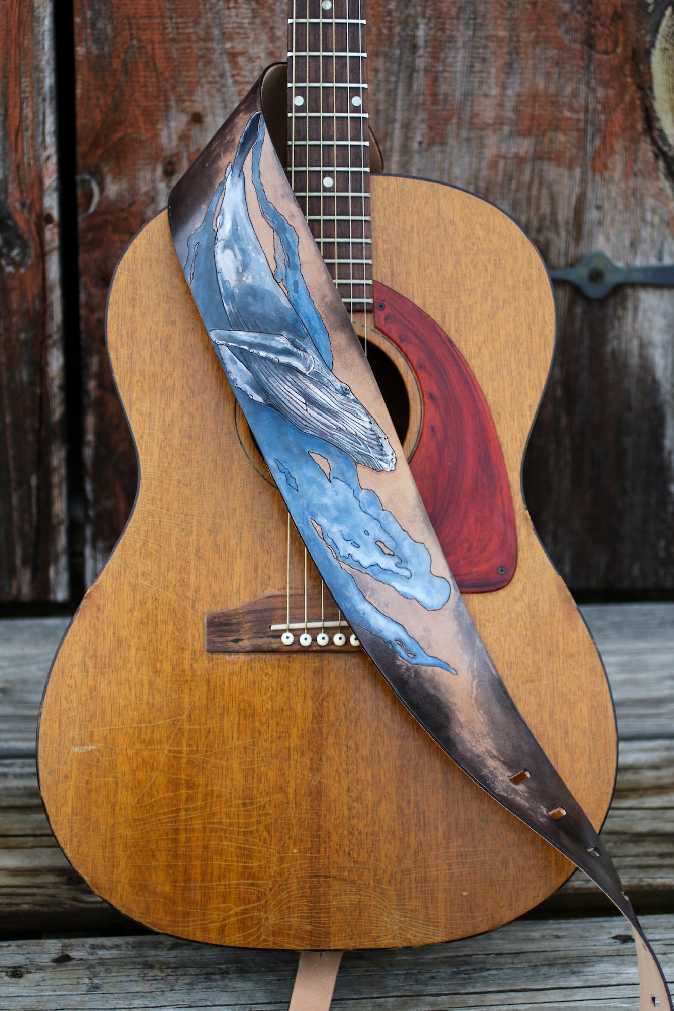 whale guitar strap