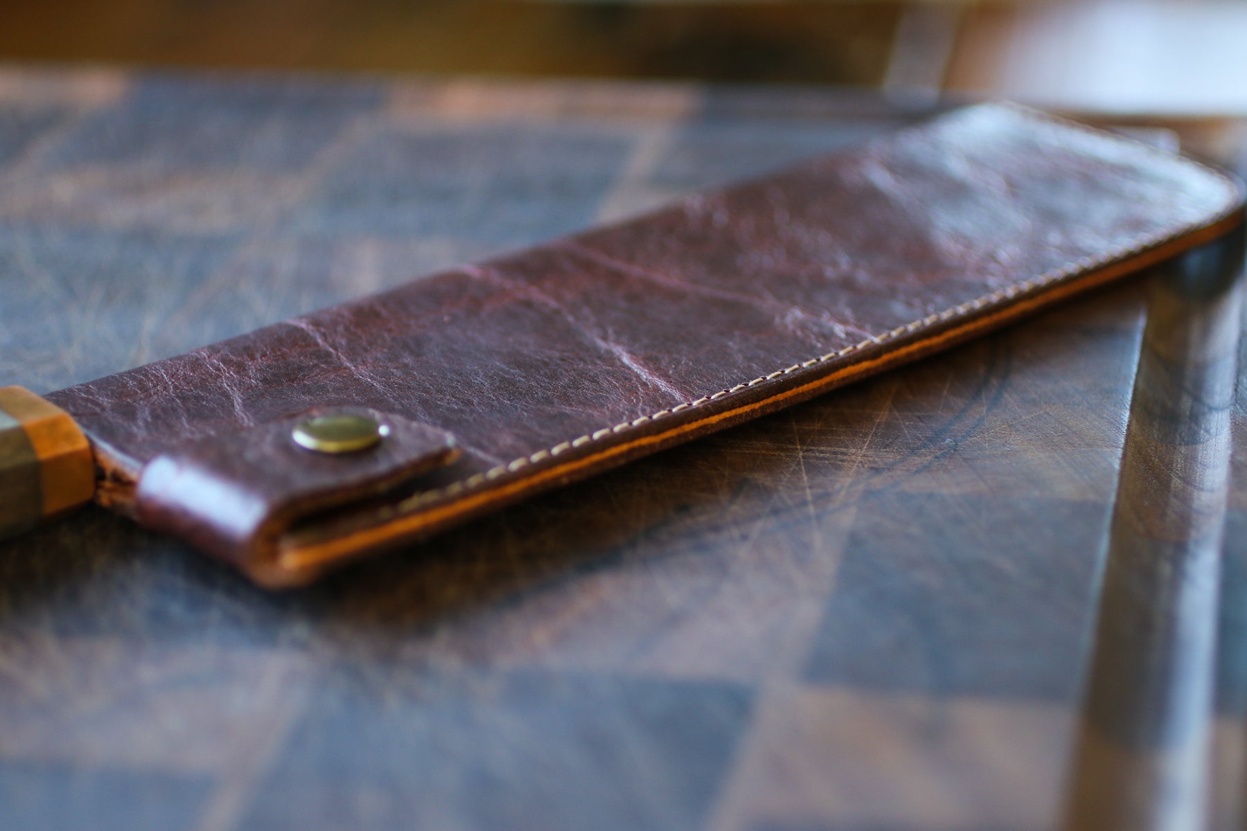 American-bison-leather-knife-sheath