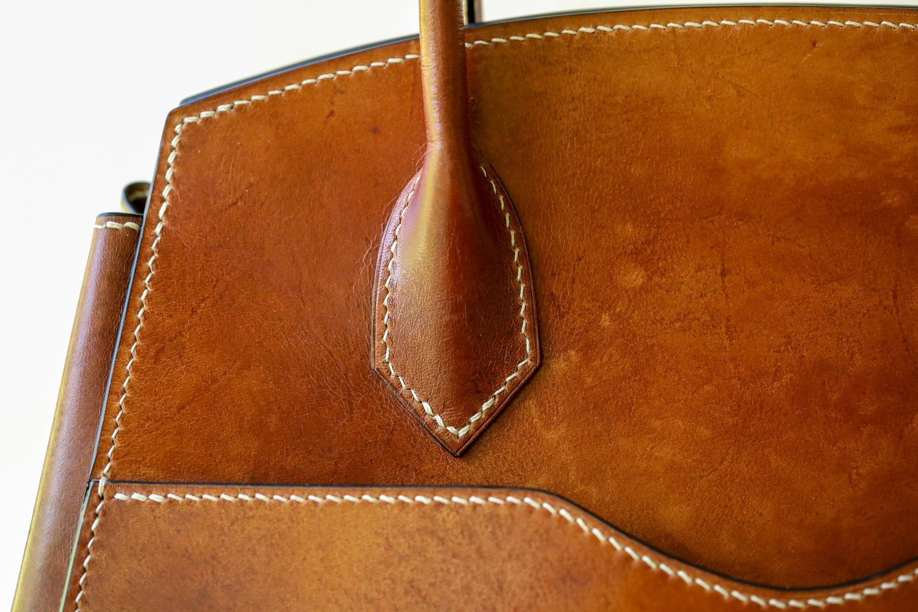 luxury vachetta leather bag by LK