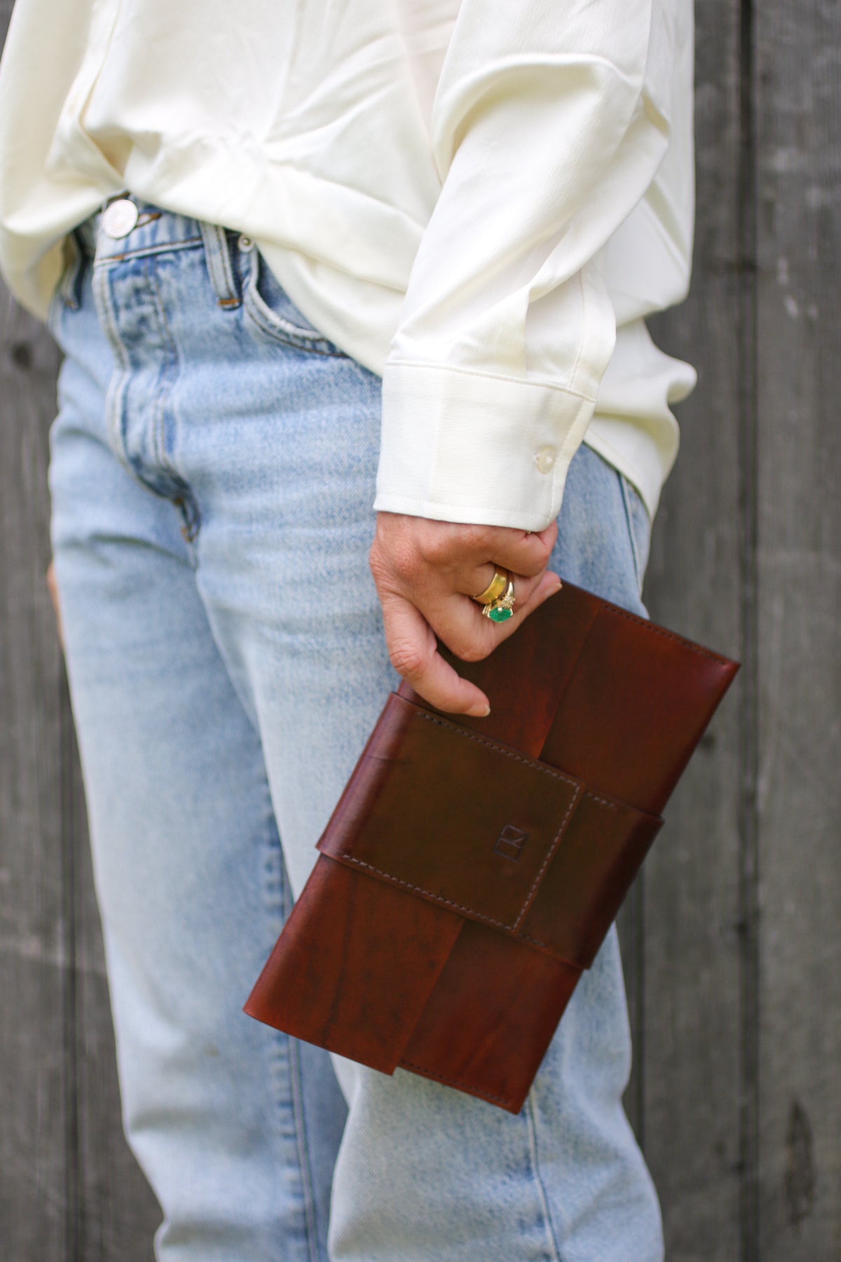 Italian Leather Clutch