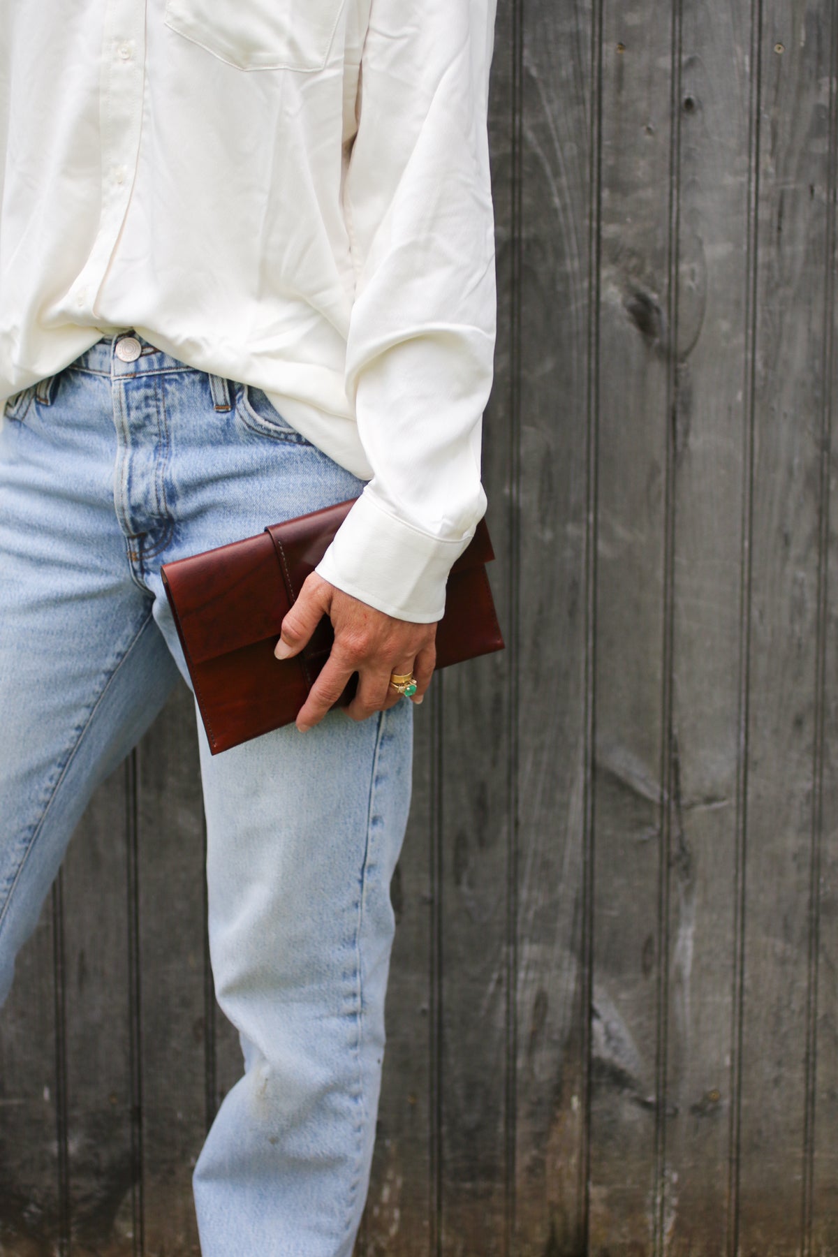 Italian Leather Clutch