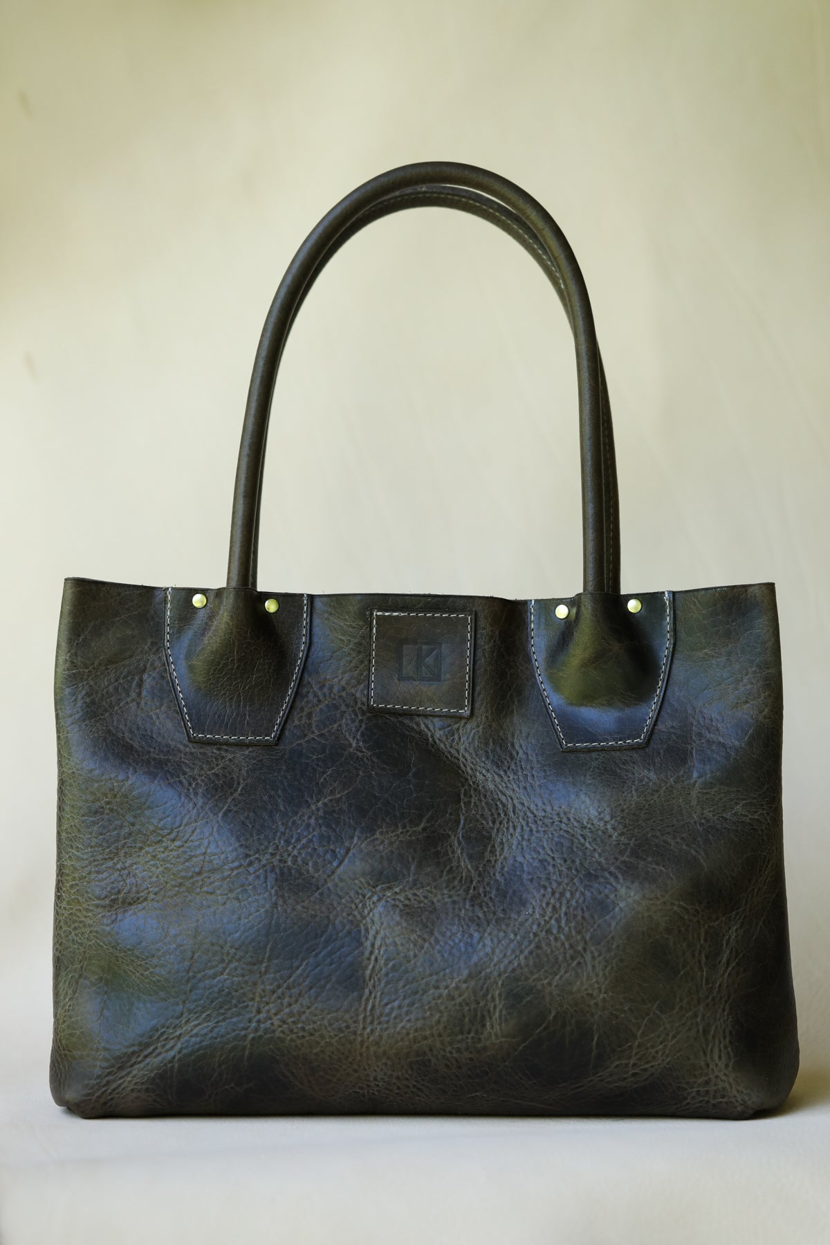 ready to ship. American Bison Diana Tote in Dark Grey