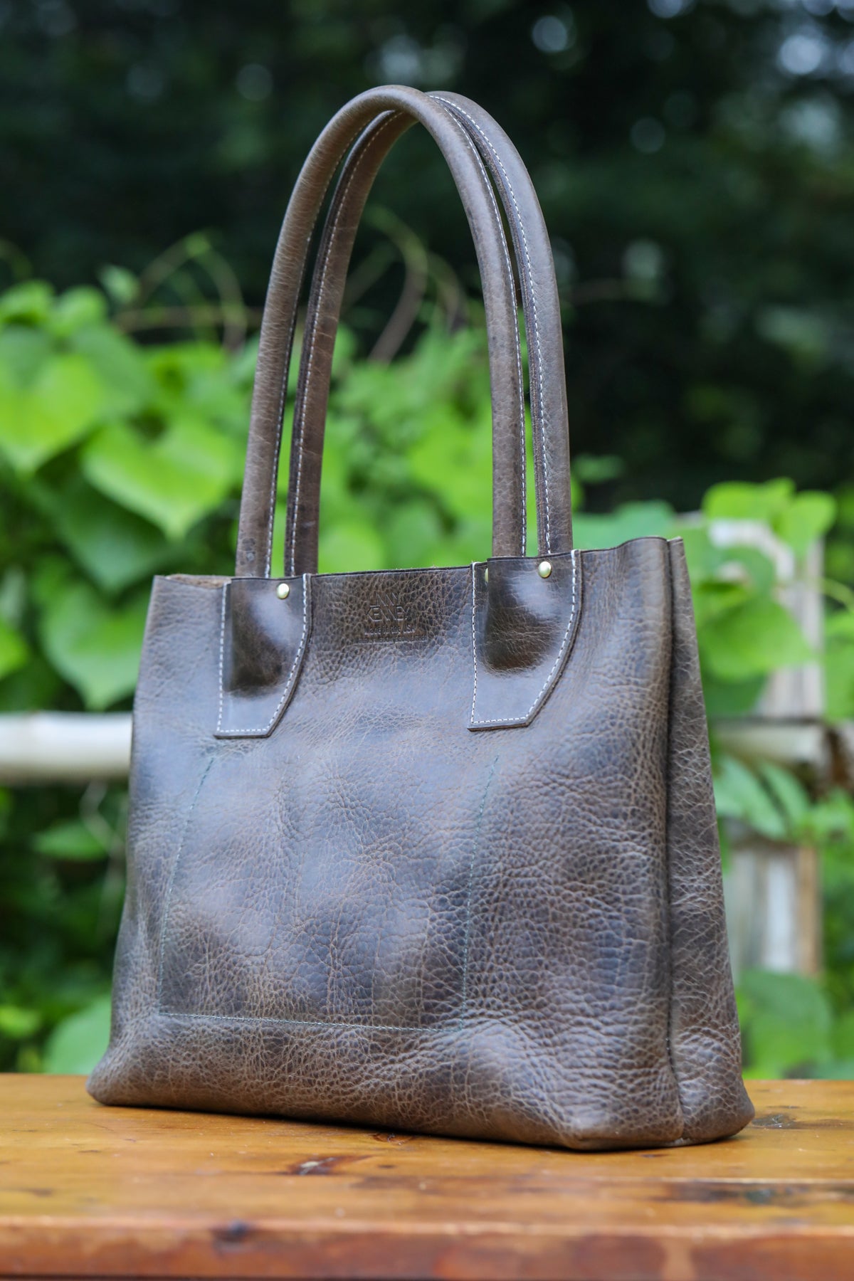 American Bison Diana Tote in Dark Grey READY TO SHIP