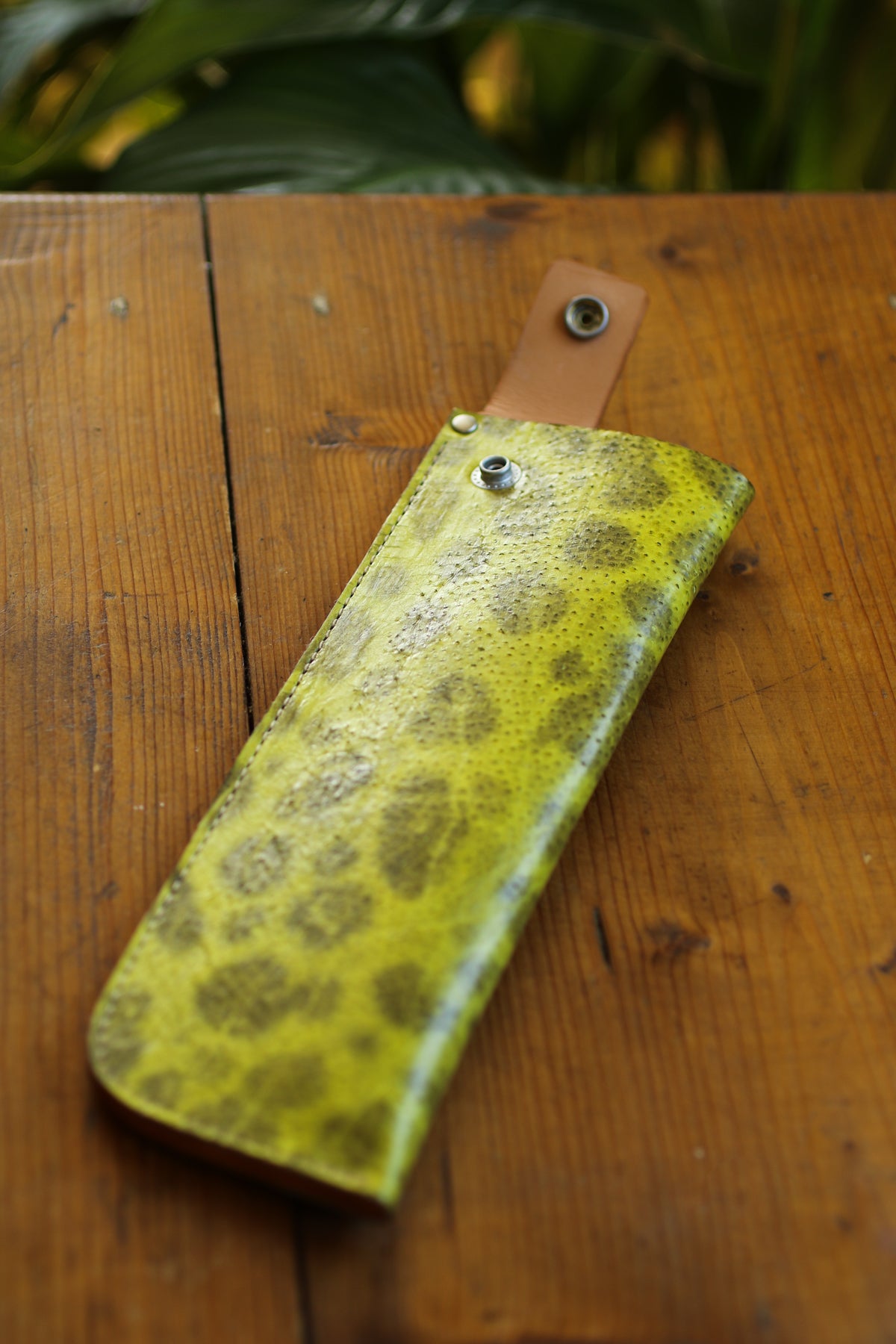fish leather knife sheath