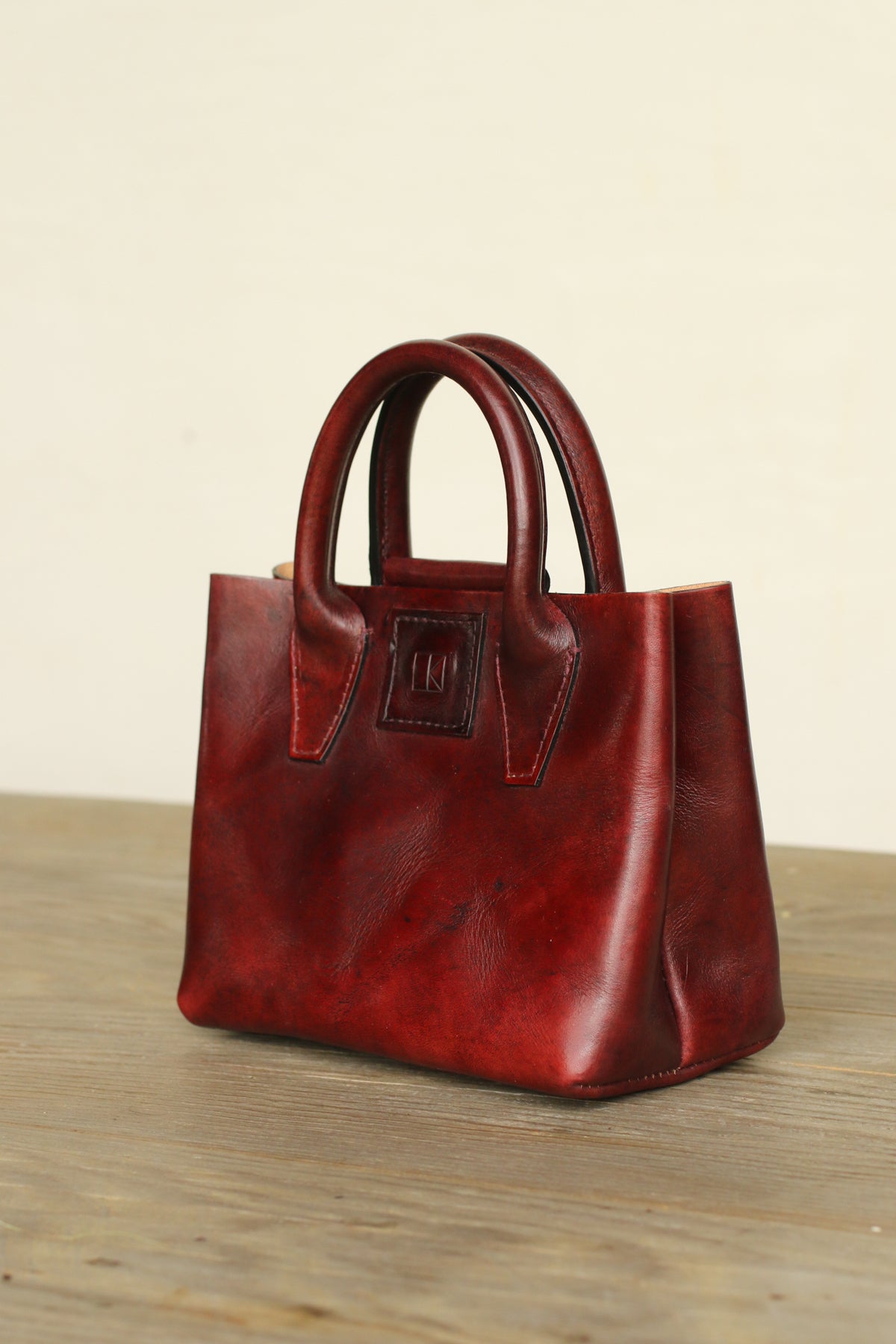 Mini Tote in "Red Wine"