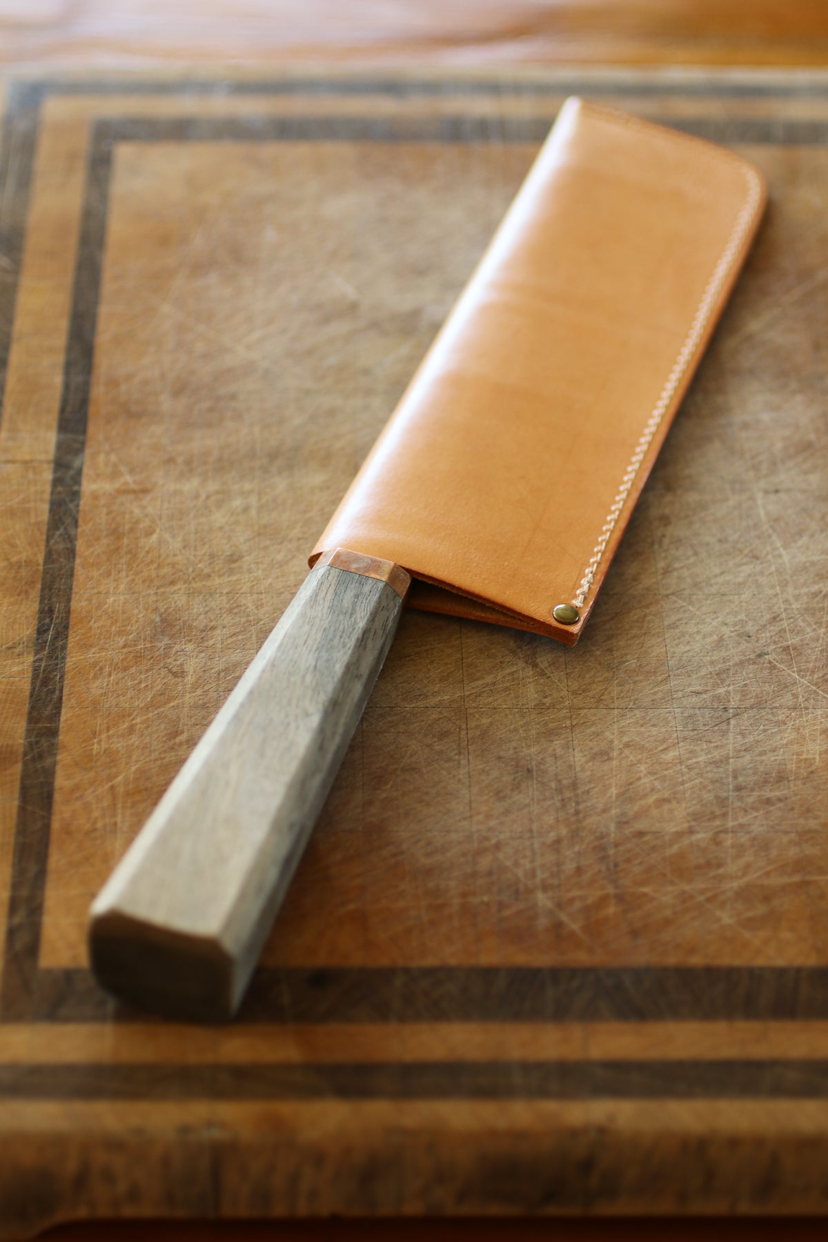 slip on leather sheath