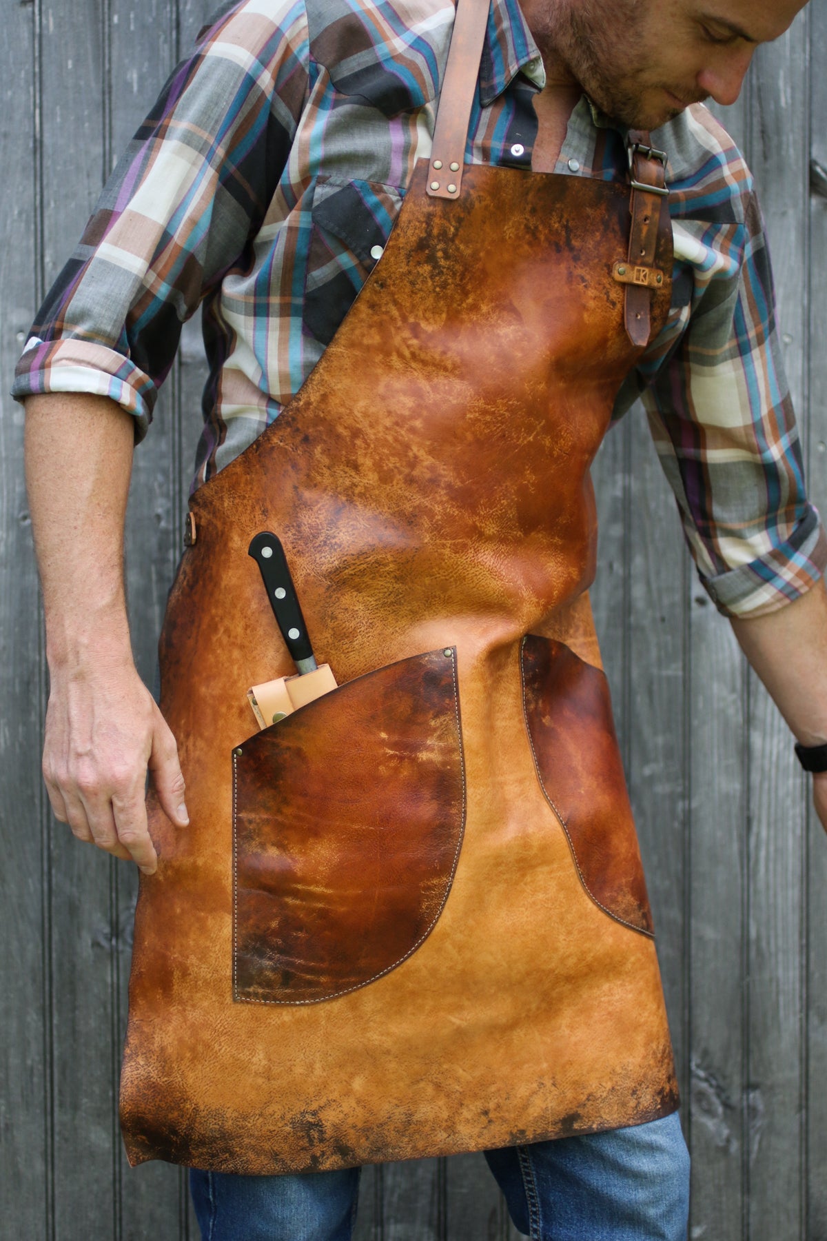 Old Timber Leather Apron