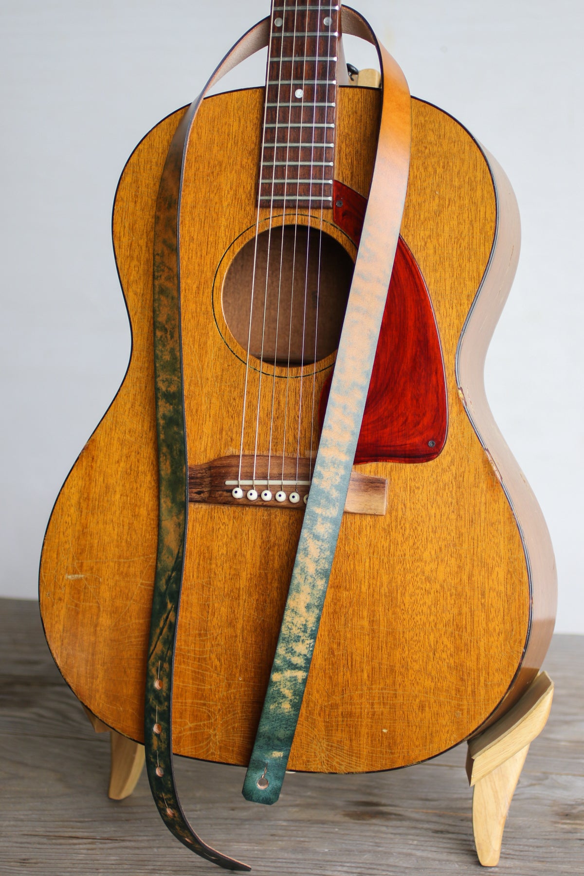 One Inch Fire & Water Guitar Strap