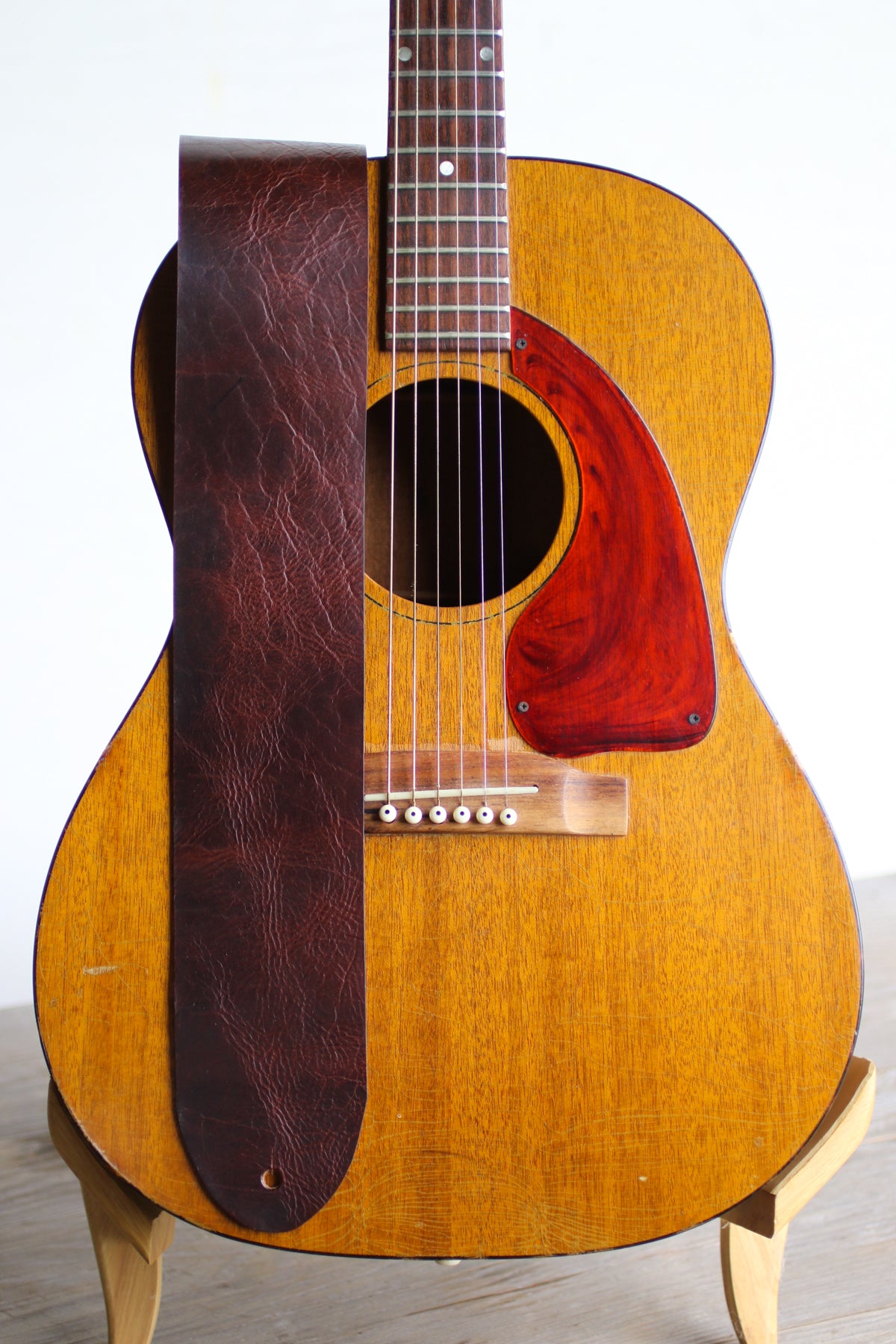 American Bison Leather Guitar Strap