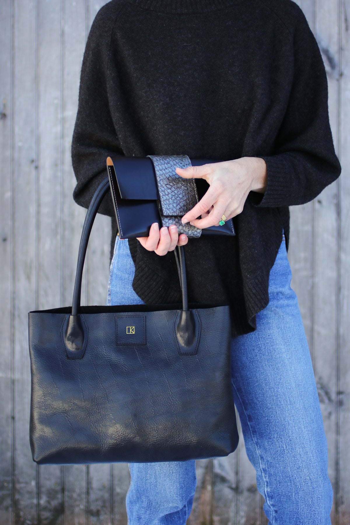 black-bison-diana-tote-and-clutch