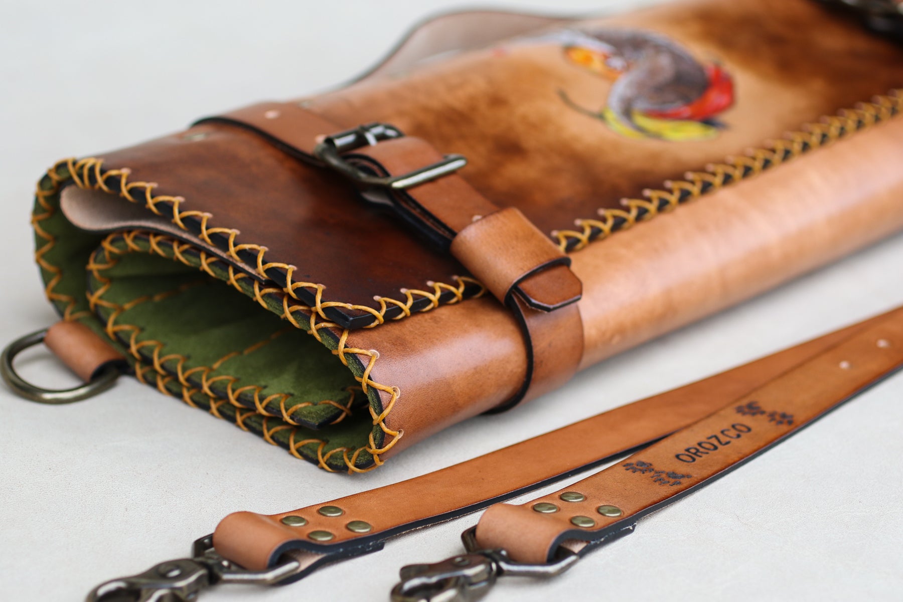 RESERVED for Abdullah Orozco Custom "Spice Weasel" Knife Roll