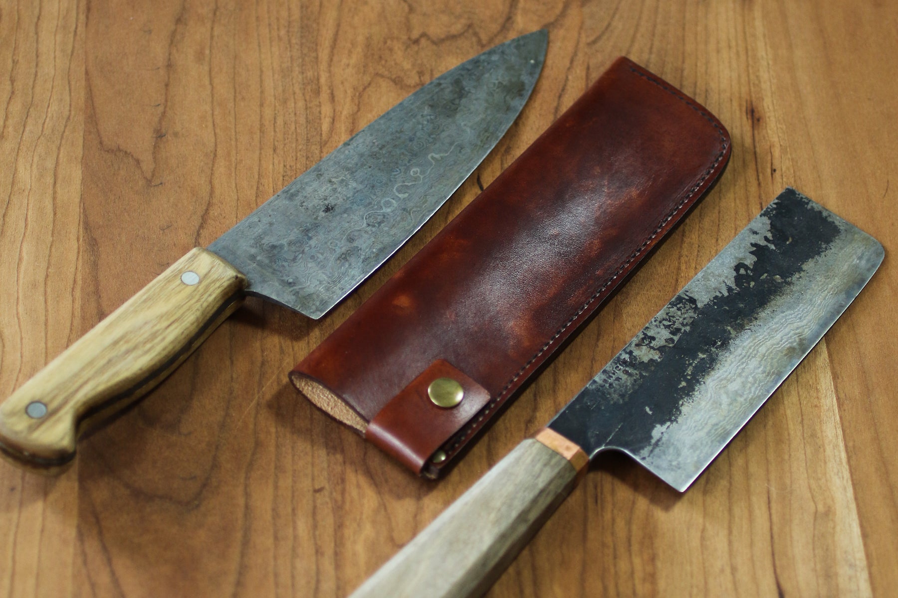 leather chef knife sheath