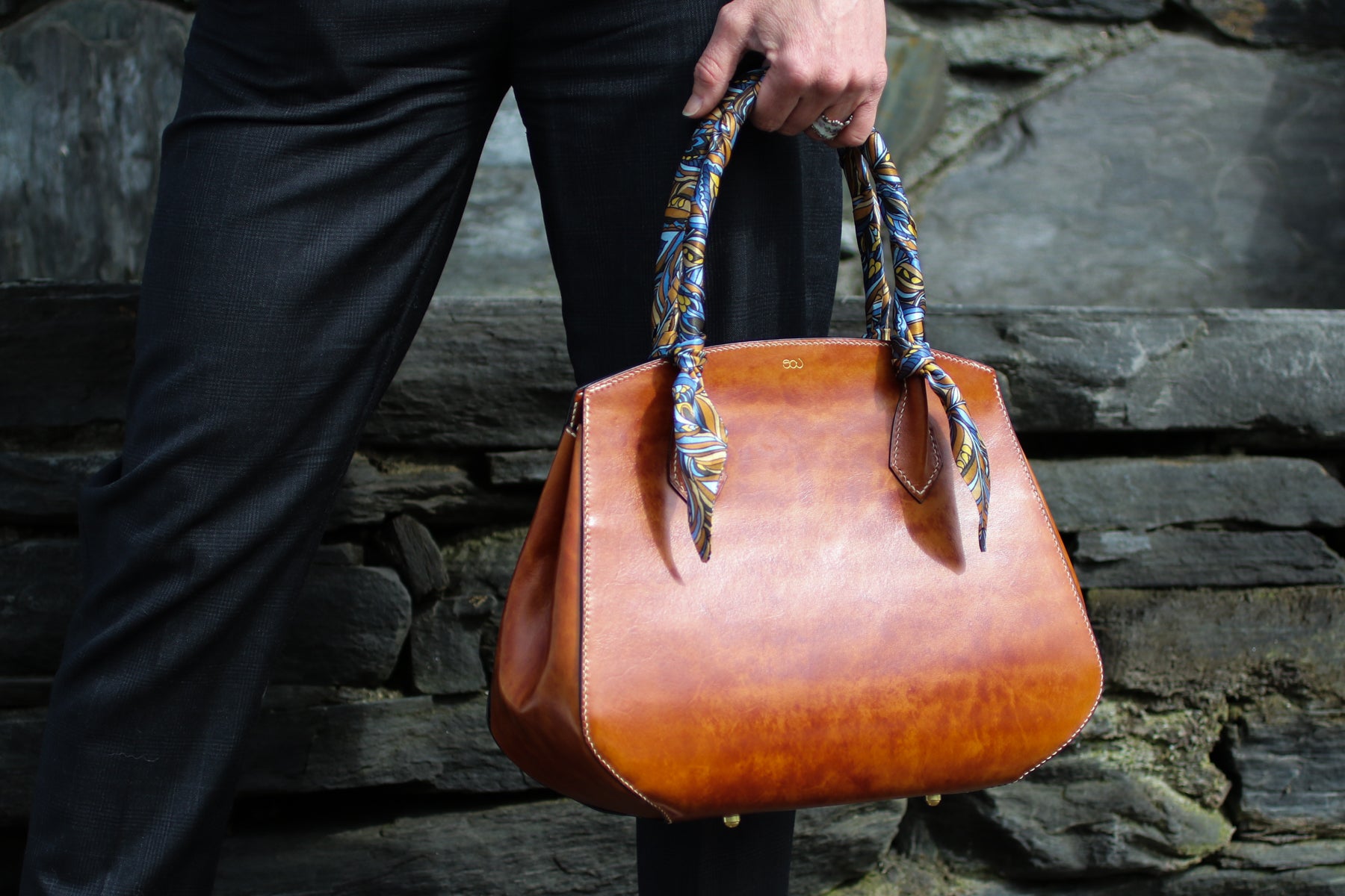 Clerici Silk Bag Scarf / Ascot