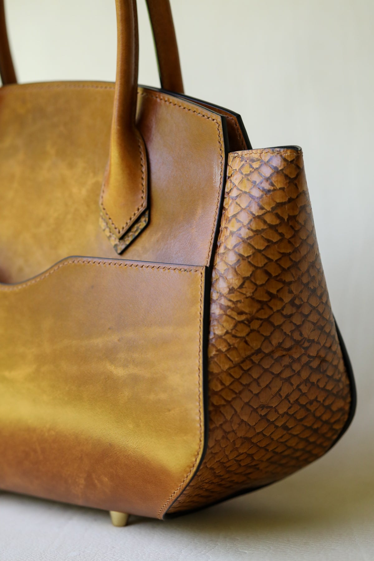 Fish and Leather Luxury Bag