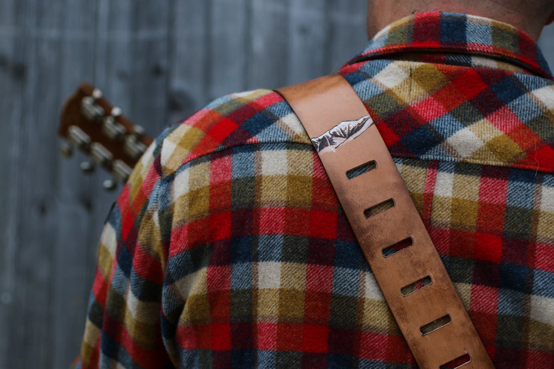 custom mt washington guitar strap