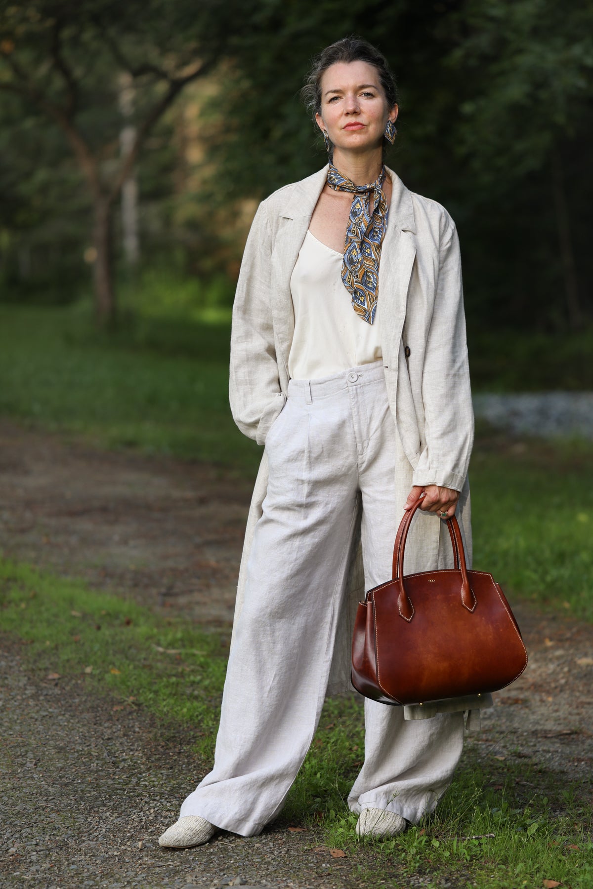 luxury vachetta leather bag by LK