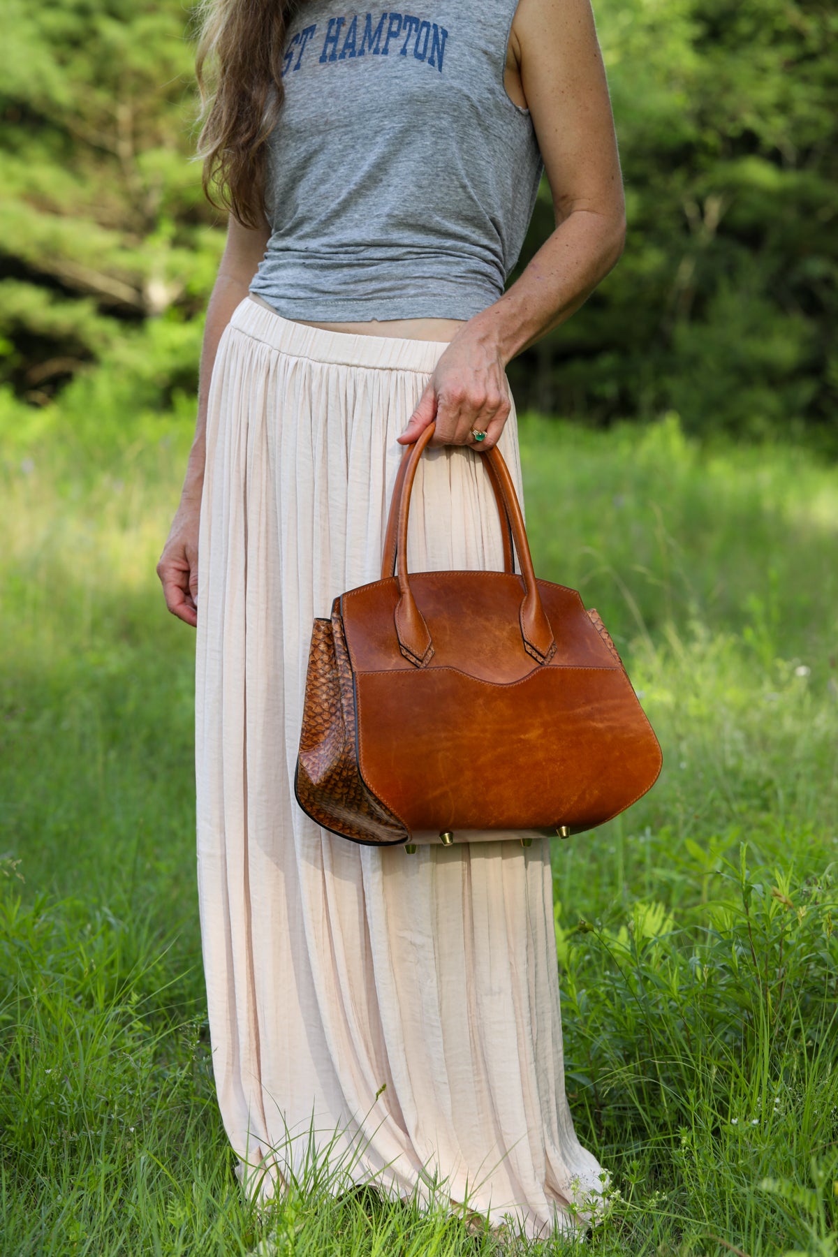 Fish and Leather Luxury Bag