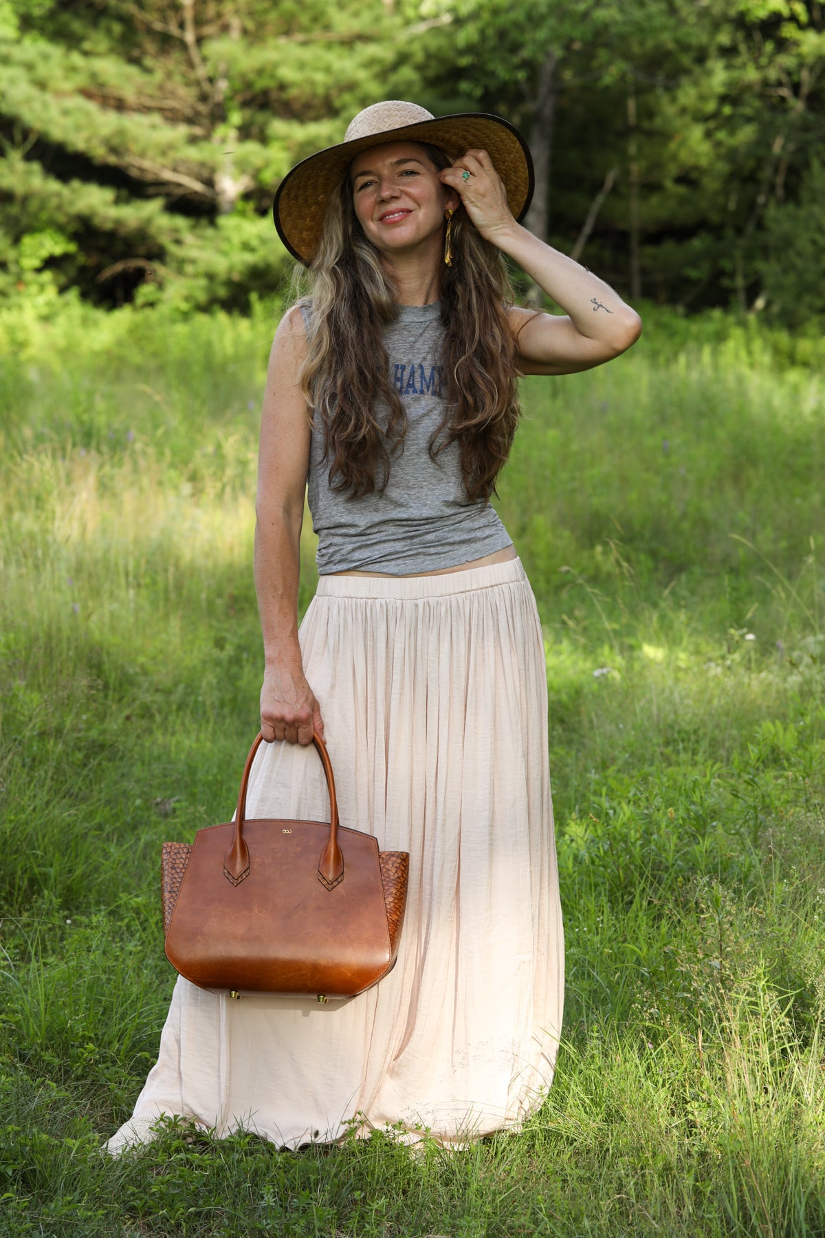 Fish and Leather Luxury Bag