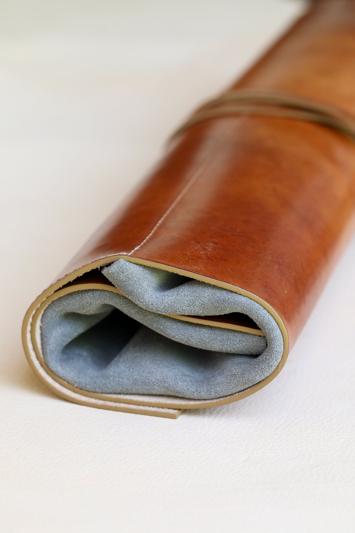Timber 5-slot Italian Leather Knife Roll - Ready To Ship.